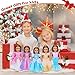 VAWMJOT American 18 inch Doll Clothes Accessories - 5Pcs Different Princess Costume Dress American Clothes and Accessories(NO Doll)