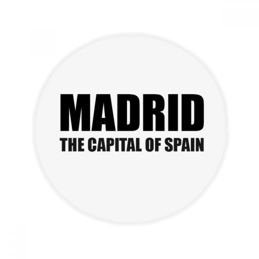 Tapis pet rond Madrid de 50 cm pour égayer le salon et l'entrée de votre appartement