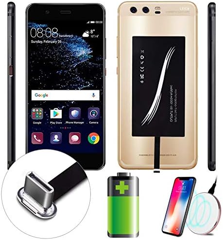 Type C ワイヤレス充電レシーバー USB C Qiワイヤレス充電レシーバーモジュール スマートフォン用 Type Cインターフ