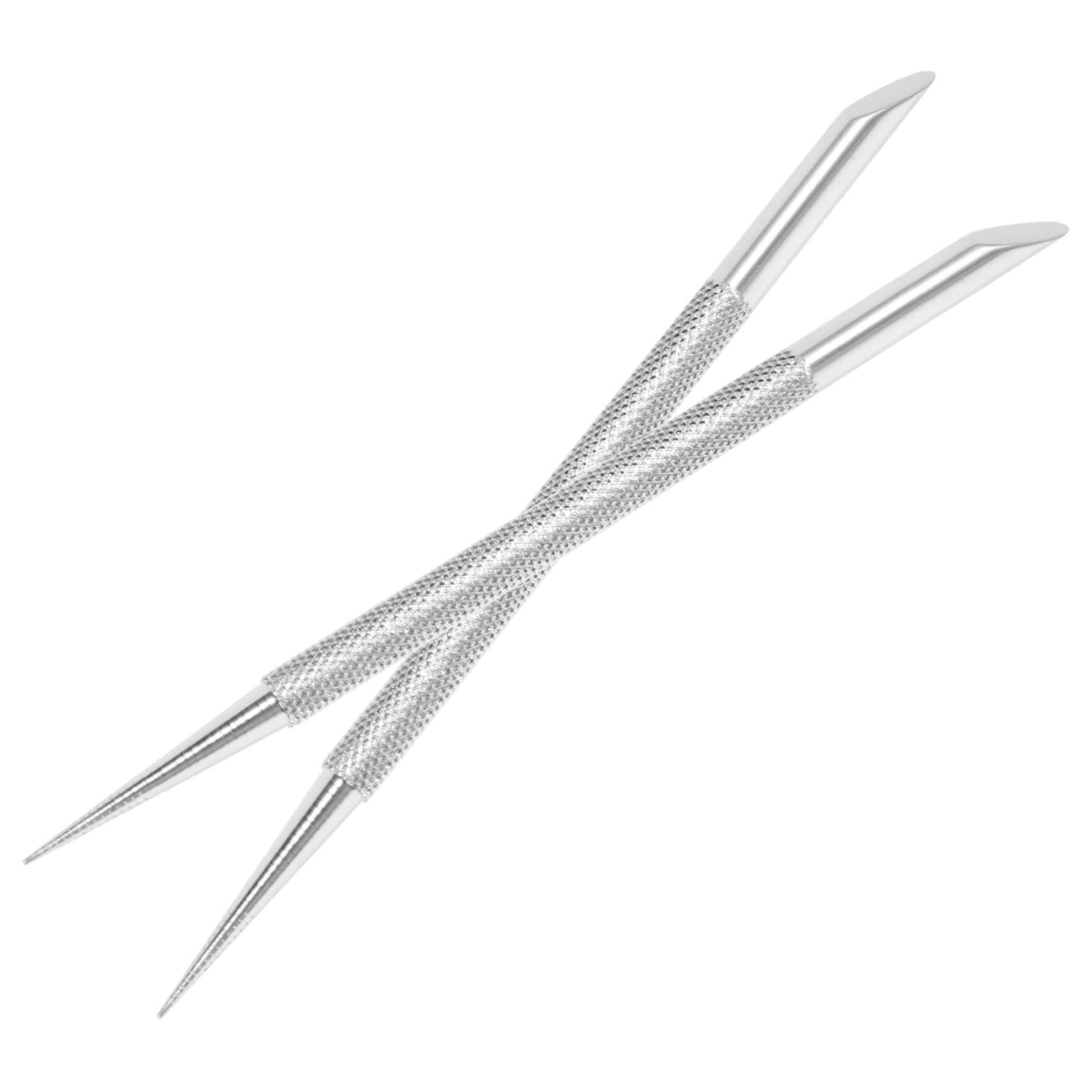 SOESFOUFU Essential Manicure Tools 2pcs Cuticle Pusher Nail Polish Remover Nail Cleaner Art Tool Cuticle Remover Set for Salon Home Use