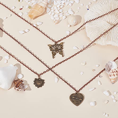 Pandahall 32 Ft Link Charms Jewelry Chains Red Copper Color Iron Cross Chains Flat Oval Chain O-Shaped Necklace Chain For Necklace Jewelry Accessories Diy Making-4.1X3X0.8Mm #TOP5