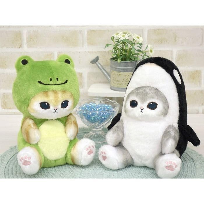 Amazon.co.jp: mofusand モフサンド ぽてたま ぬいぐるみ シャチにゃん
