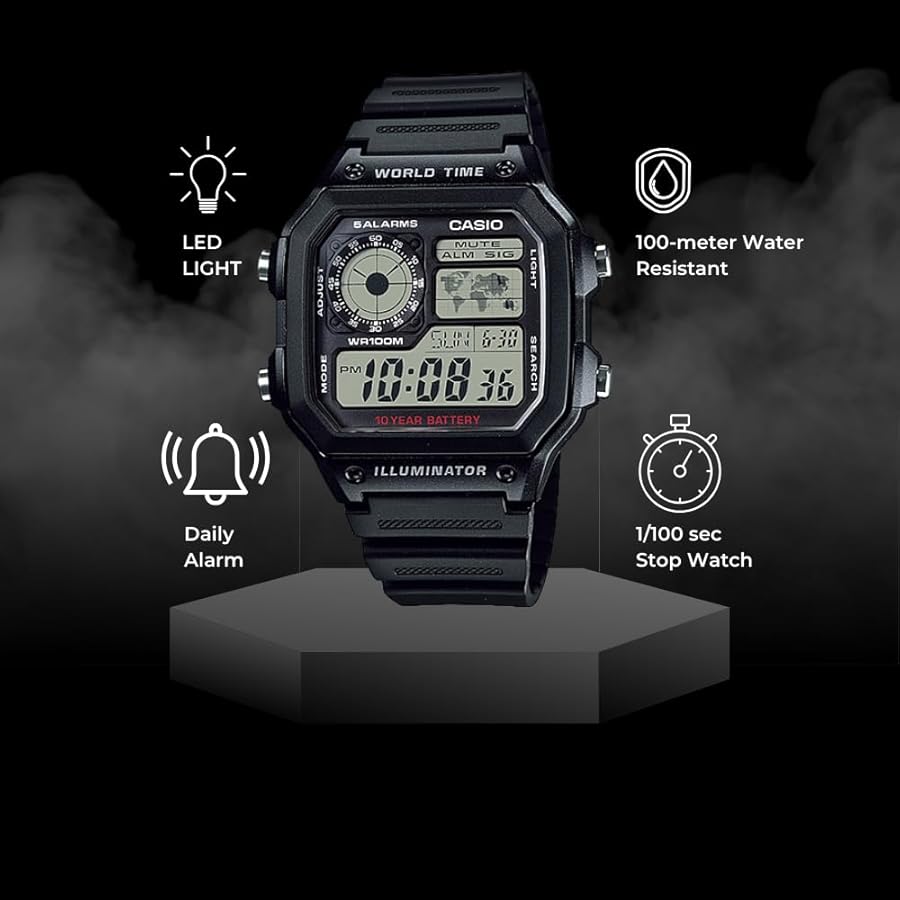 Amazon.com: Casio Men's Classic Japanese-Quartz Watch with Resin