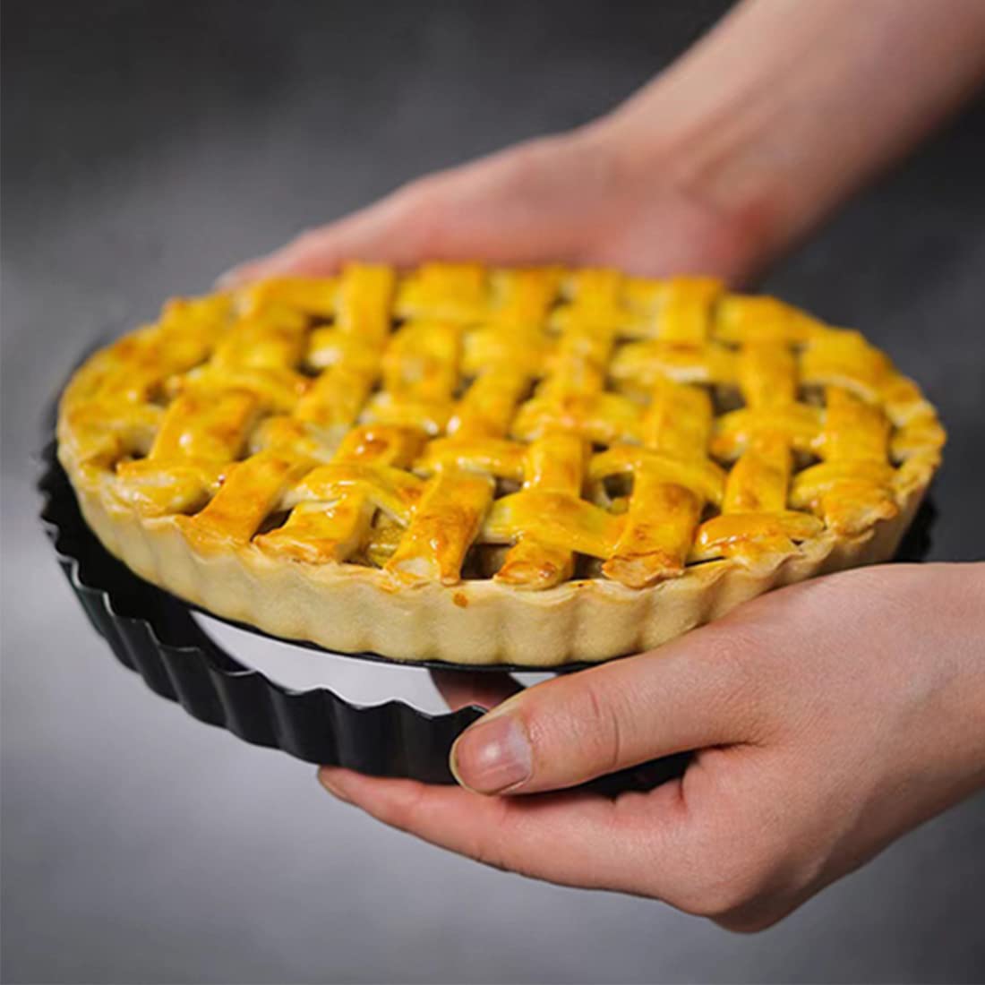 Tarteform 26 cm Mit Hebeboden - Quicheform, Tarte Form für Kuchen und Pizza