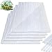 Produktbild Jiubiaz Hohlkammerstegplatten für Gewächshaus Garten Treibhaus Ersatzplatten 14x Polycarbonat Doppelstegplatte (1210 x 605 x 4mm | 10,25 m²