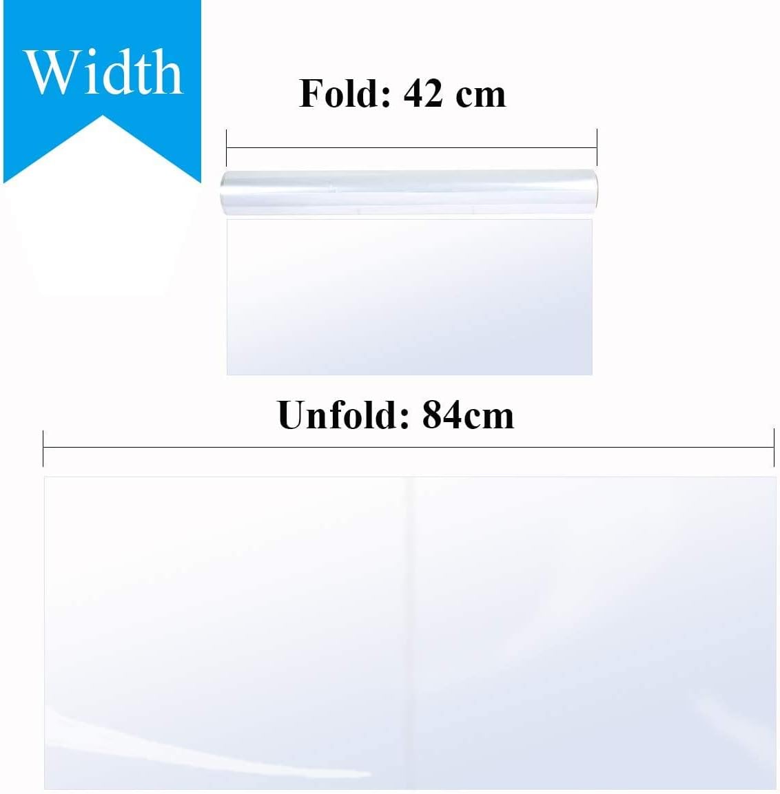 iLovepaper Clear Cellophane Wrap Roll 33''x115Ft, 3 Mil Thick Clear Cellophane Wrapping Paper|Christmas Wrap Roll|Cellophane Roll | Cellophane Wrap for Christmas Halloween Gifts, Baskets, Flowers : Health & Household