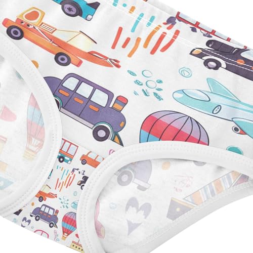 Colorful Transportation Vehicles Cars Toddler Girls's Underwear 2T 202c13804