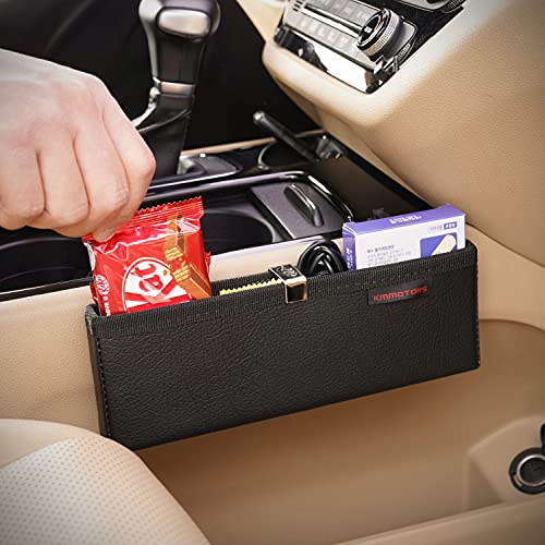 Kmmotors Ultra Slim Mini Organizer For Phone, Cigar And Other Slim Things. Gap Filler Car Seat Side Organizer Extra Storage, Multi-Functional #TOP5