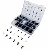 Assortiment complet : ce kit contient 408 pièces de fixation de carrosserie dans 18 modèles différents pour répondre à un large éventail de besoins en voiture. Vous avez les bons éléments de fixation pour chaque tâche.