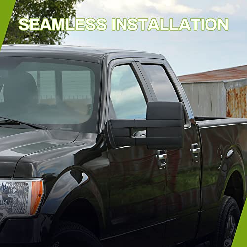 image for AUTOSAVER88 Towing Mirrors Compatible with 07-14 Ford F150 Super Duty 