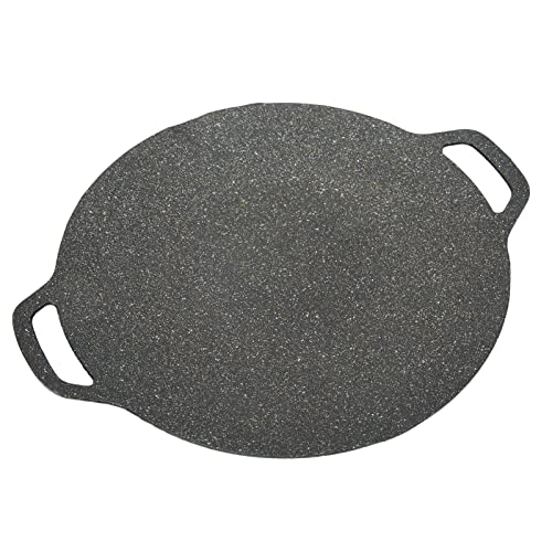 Yakiniku - Plato para asar, olla de barbacoa Yakimaru, revestimiento de 6 capas, para cocina eléctrica/cocina de gas y placa calefactora (30 cm)