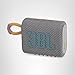 JBL Go 3 - Portable Mini Bluetooth Speaker, big audio and punchy bass, IP67 waterproof and dustproof, 5 hours of playtime, speaker for home, outdoor and travel (Grey)