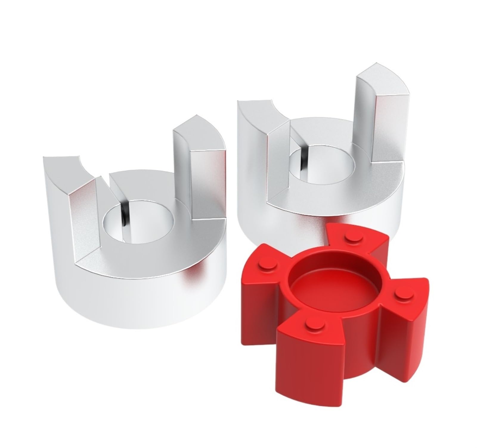 Rigid coupling,Stainless steel rigid coupling 1pcs D20L25 Flexible Motor Coupler Aluminium Coupling 3D Printer Accessories(3x3)