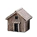 Produktbild Kentop Mini Garten Dekoration Micro Landschaft in Form eines Hauses aus Holz für Puppenhaus Garten Dekoration 2.5×1.5×2.5cm grau