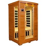 DYNAMIC SAUNAS AMZ-DYN-6232-04 Milan 2-Person Far Infrared Sauna