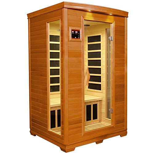 DYNAMIC SAUNAS AMZ-DYN-6232-04 Milan 2-Person Far Infrared Sauna