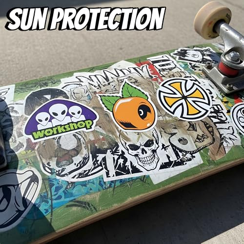 Skateboard Stickers 100 Pack, Skateboard Decals with Unique Designs for Electronics, Laptops, Thermos, Cellphones, Guitars, Skateboards, etc. Decorative Stickers - Thumbnail 3