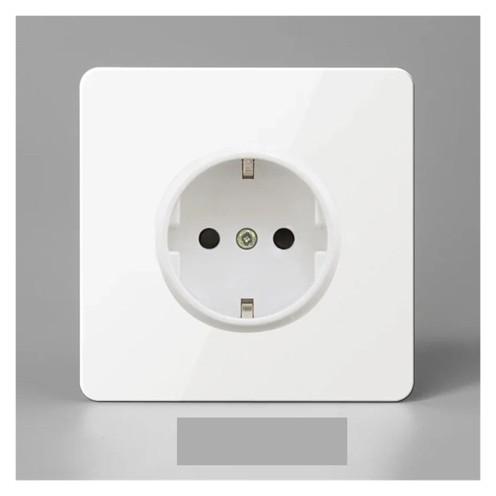 Interruptor de palanca de 2 vías de 1 a 4 vías, interruptor de panel de latón, interruptor de lámpara de pared(EU Socket)