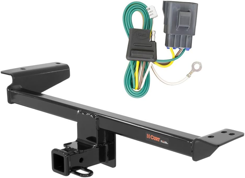 Curt Class 3 Trailer Hitch Bundle with Wiring for 2012-2014 Land Rover Range Rover Evoque - 13128 56159
