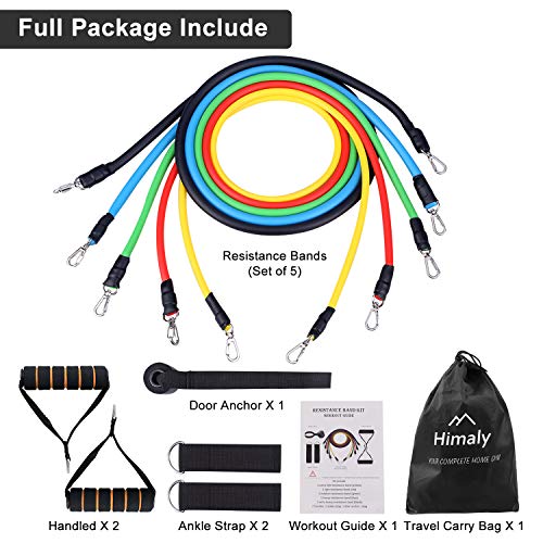 Strength Training Resistance Bands Set for Fitness Workouts