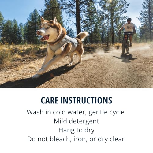 Ruffwear Swamp Cooler(TM) Zip Vest, Kühlmantel für Hunde, Farbe:Graphite Gray, Größe:S