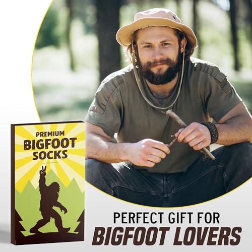 Image of VICRAZY Father Day Gifts for Husband, Dad, Grandpa, Men - First Mother's Day for Pregnancy Mom, Wife - Funny Bigfoot gifts