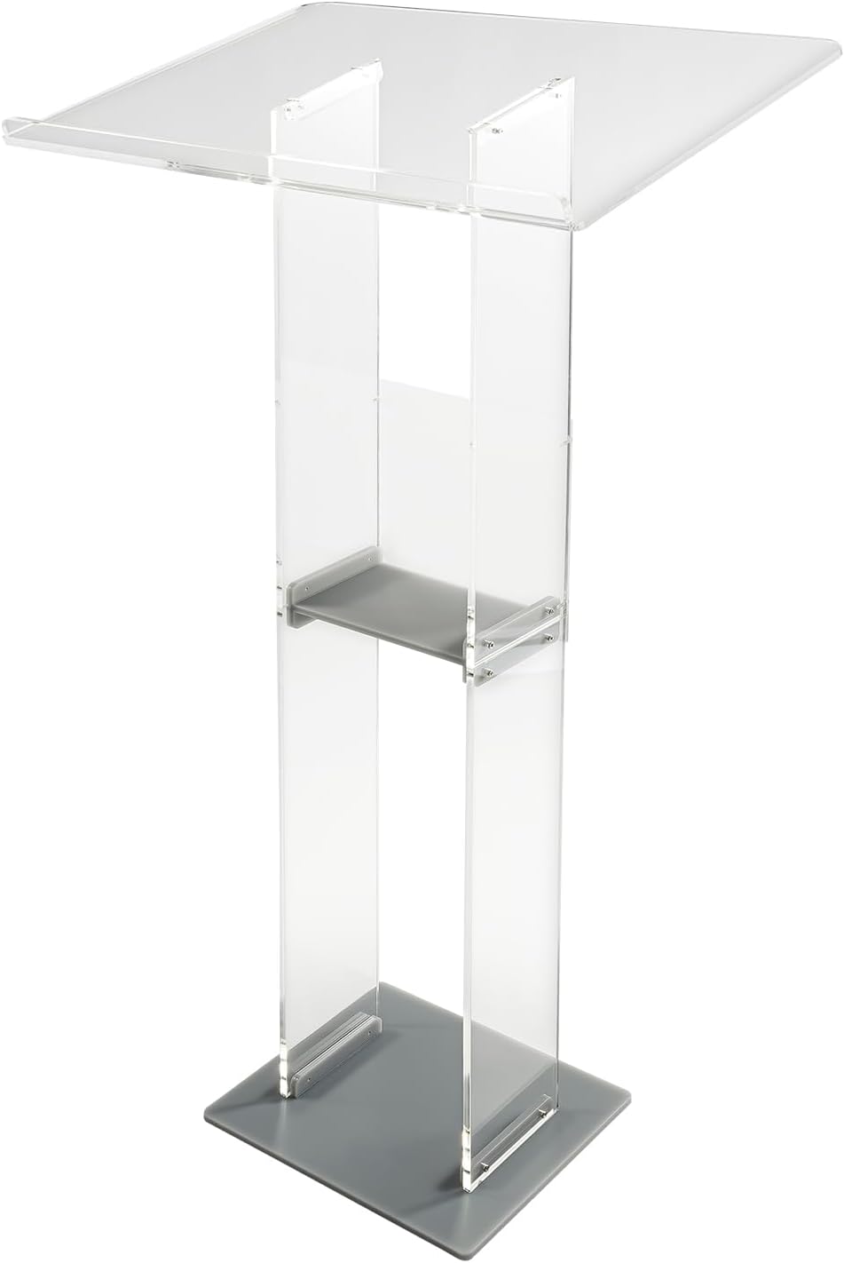 Acrylic Podium Stand, Clear Lecterns, Modern Floor
