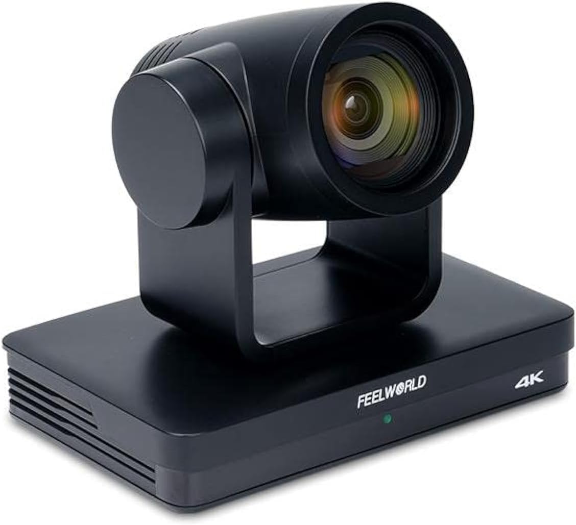 FEELWORLD UHD4K12X 4K PTZ Camera Simultaneous 3G-SDI/HDMI/USB/IP POE 12X Optical Zoom, Auto Focus SDI HDMI IP Remote Control