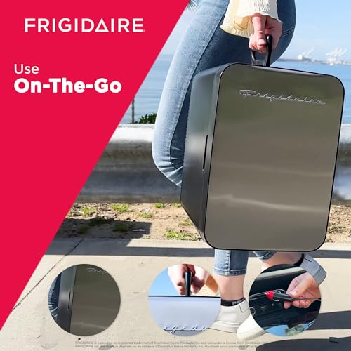 Frigidaire EFMIS188-SS Portable 10L, 15-Can Mini Fridge Brushed Stainless Rugged Refrigerator thumb #4