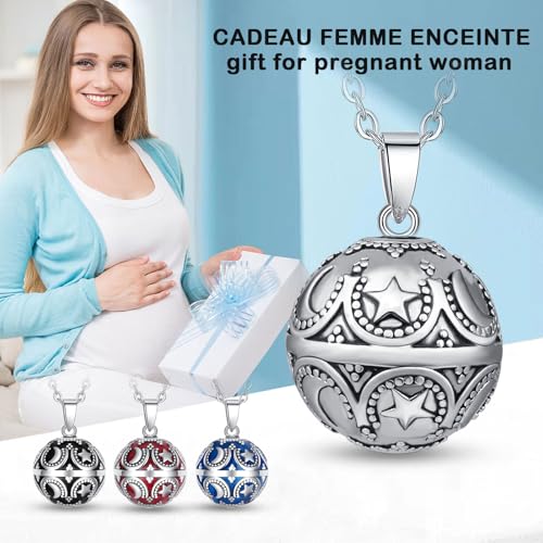 Bola de grossesse original CELESTIA précieux pendentif argenté étoiles - 7