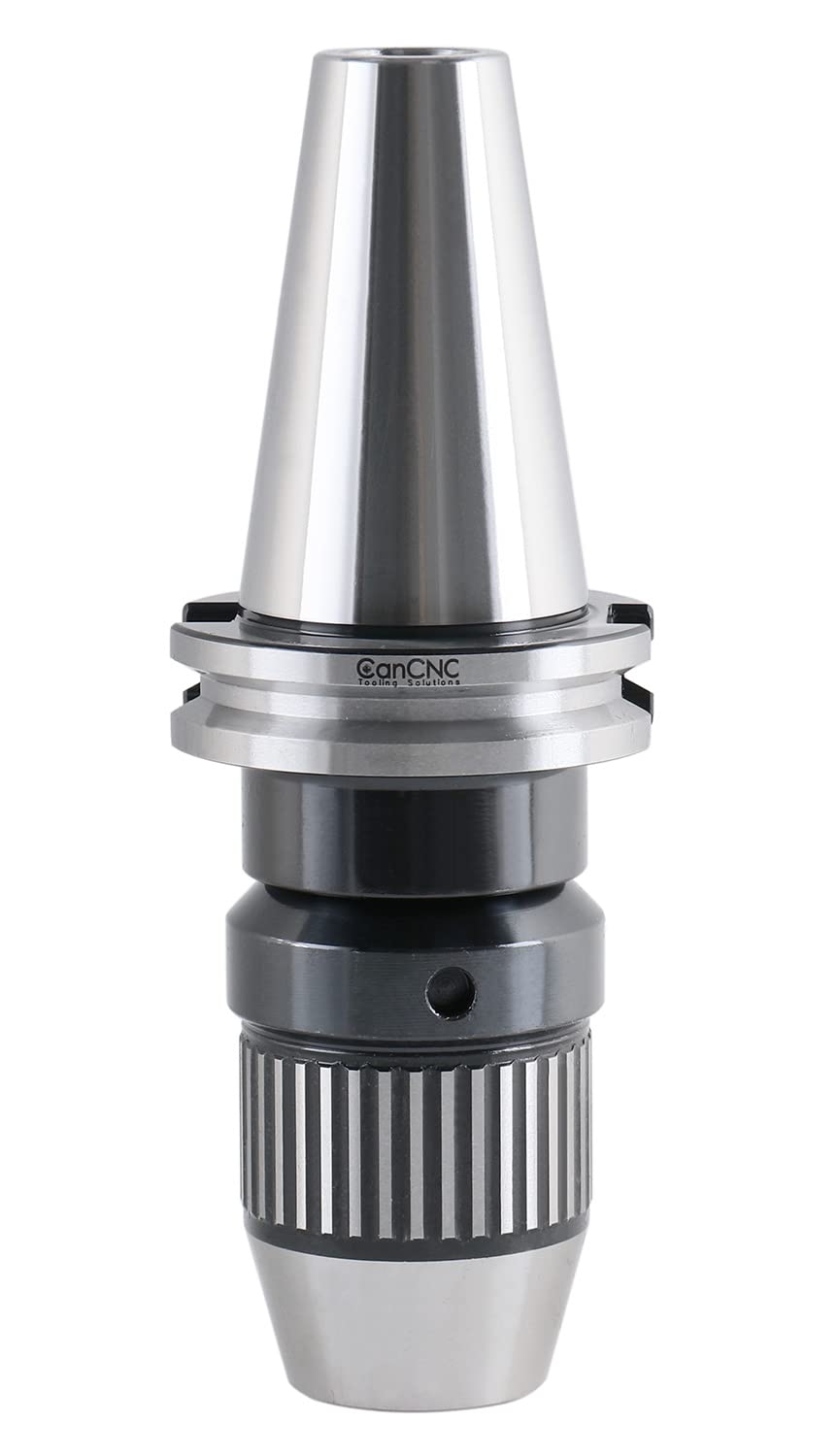 Accusize Industrial Tools 0-1/2'' Cat40 CNC Integral Keyless Drill Chuck, 0222-0890