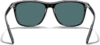 Vista 160 de MERRY'S S8286 Lentes de sol polarizados de aluminio, unisex, estilo de época, para hombres y mujeres 0c03 Marco negro/lente de espejo verde/patillas