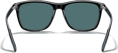 Miniatura 160 de MERRY'S S8286 Lentes de sol polarizados de aluminio, unisex, estilo de época, para hombres y mujeres 0c03 Marco negro/lente de espejo verde/patillas