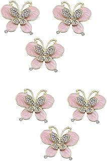 COHEALI 6 Peças Adesivos De Strass Adesivos Rosa Capas De Telefone Rosa DIY Acessórios De Joias Adesivo Capa De Telefone Acessórios Capa De Telefone Enfeite Pasta De Liga Broca Decorar