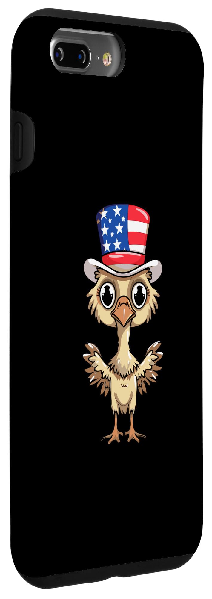 iPhone 7 Plus/8 Plus Cute Ostrich USA Flag - Image 3