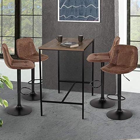 Tabourets de Bar Denver Marron IDMarket Cover