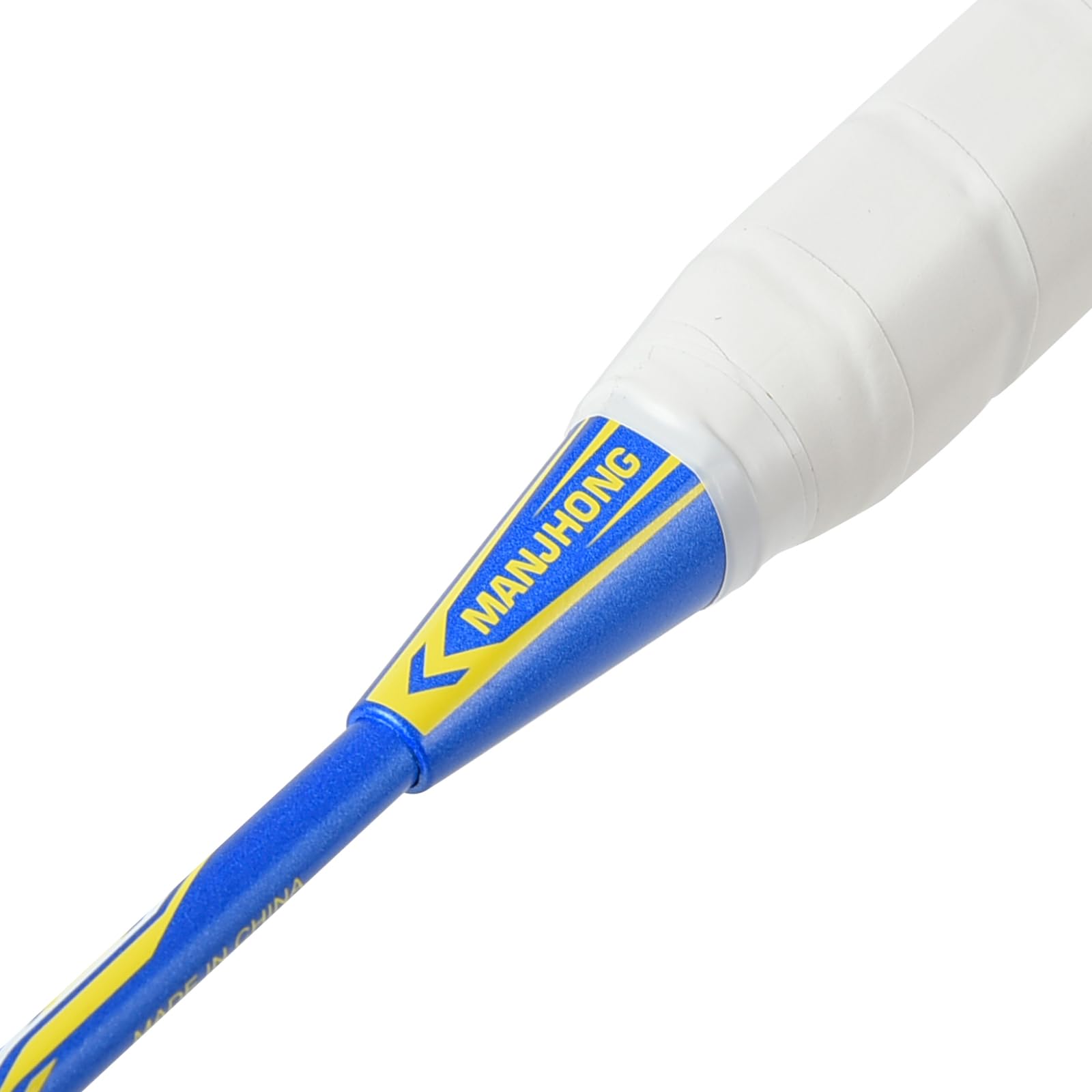 Graphit Badmintonschläger Set, Kratzfestes Rahmendesign, Carbon Badminton Schläger mit Tasche, Federbälle, Griffband