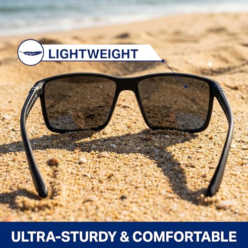 Image of Blenders Eyewear Mesa - Polarized Sunglasses - Modern Wraparound Frames - 100% UV Protection - For Men & Women