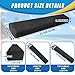 Desunqin 2 Pack Carpeted Marine Boat Trailer Bunks, Boat or ski Trailer Black Bunk Boards for Trailer Boats (2