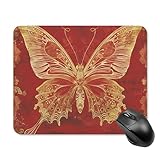 Base en caoutchouc antidérapant : l'ombrage dense et antidérapant peut adhérer fermement au bureau pour fournir un fonctionnement stable de la souris et du clavier. Le tapis de souris pour ordinateur portable en forme de papillon doré peut empêcher efficacement la souris et le clavier de glisser et de bouger. Le tapis de souris amélioré de 3 mm d'épaisseur est fabriqué en matériau de haute qualité qui peut aider à atténuer le bruit.