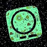 yabaduu Protective Film Compatible with Toniebox 2 Accessories Perfect Fit Self-Adhesive Protective Case with Anti-Scratch Design for Children Y015 (22 Ladybugs, Glow in the Dark with Name) - Image 3