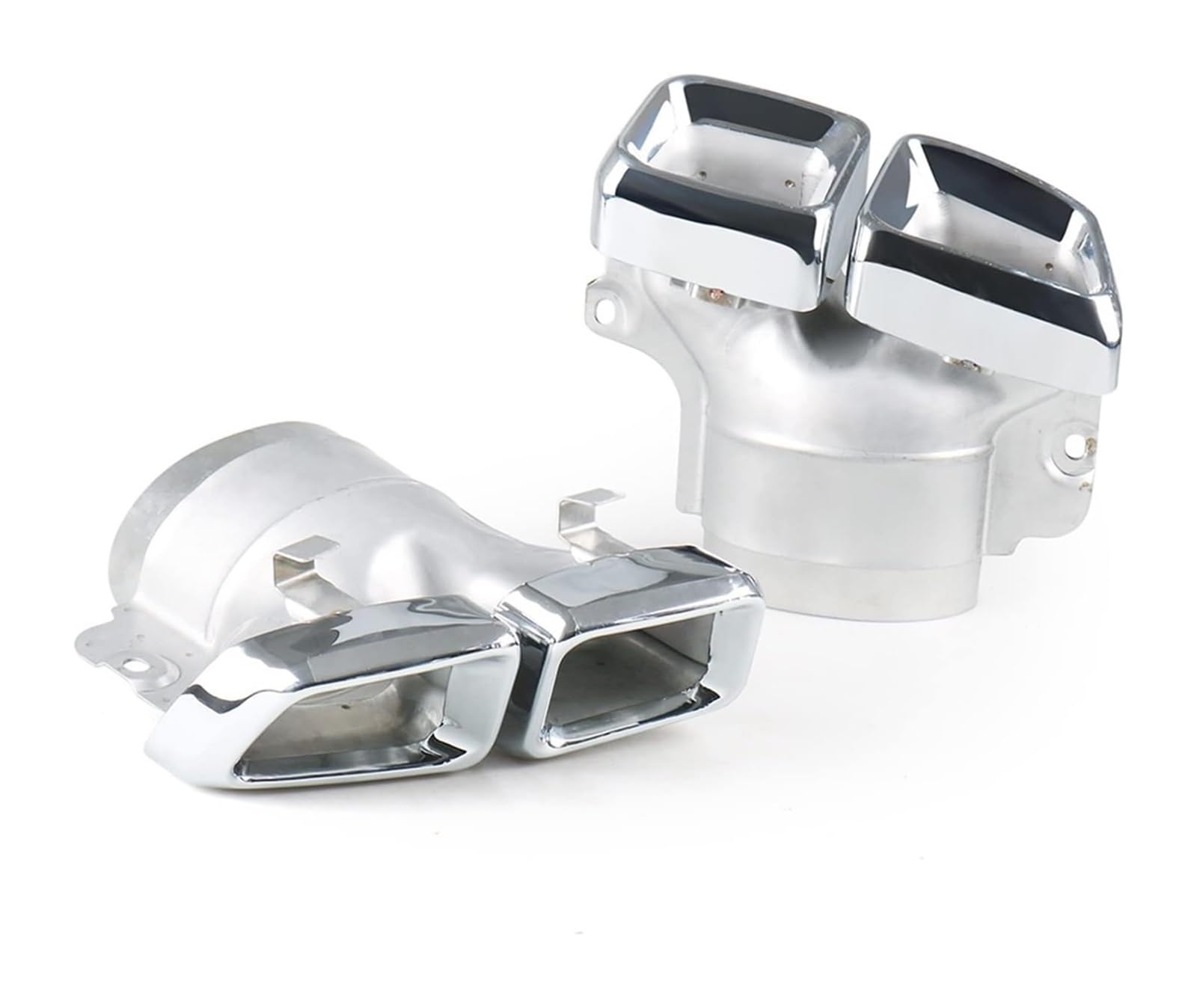 Tubo Escape Silenciador Para M&ercedes Para B&enz 2014 2015 ML W166/GL X166 Puntas De Silenciador De Tubo De Escape De Coche Garganta Trasera Tubos De Extremo De Coche