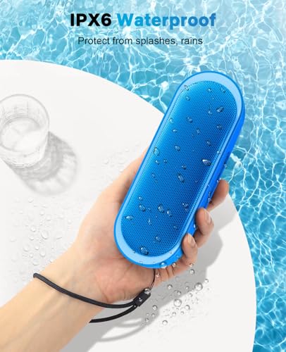 Image of LENRUE Bluetooth Speakers, Waterproof Portable Speakers with TWS, 24 Playtime, Stereo Sound, Wireless for Home Shower Pool Beach Outdoor