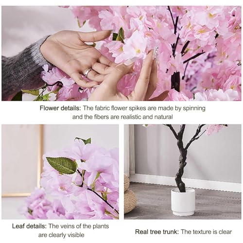 Cerisier artificiel en fleurs intérieur pour embellir sans eau - 7