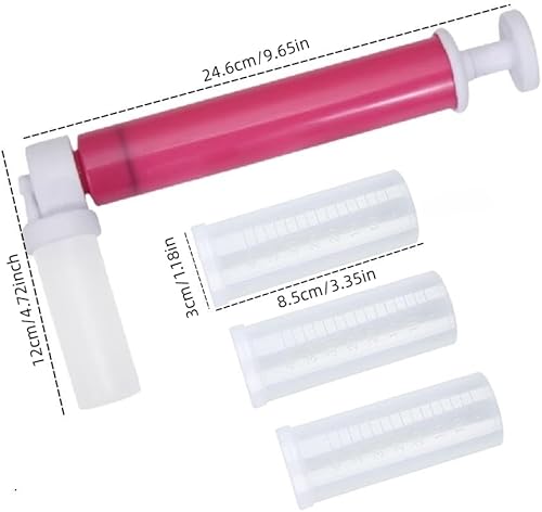Miniatura 2 de Aerógrafo manual de 2 piezas para pasteles, kit de pistolas de pulverización para tartas, herramientas de decoración para pasteles de cocina,
