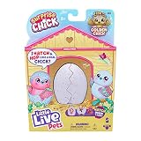 Little Live Pets Niespodzianka | Interaktywna zabawka kolekcjonerska pisklę i krany | Wycinki do jajek i chmielu
