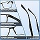 NEW VISION Lesebrille, Brille mit magnetischem Clip für Sonnenbrille, 100% UVA- und UVB-Schutz, NV8126 Clip-On-Lesebrille für Damen und Herren (nero, 2.5, x)