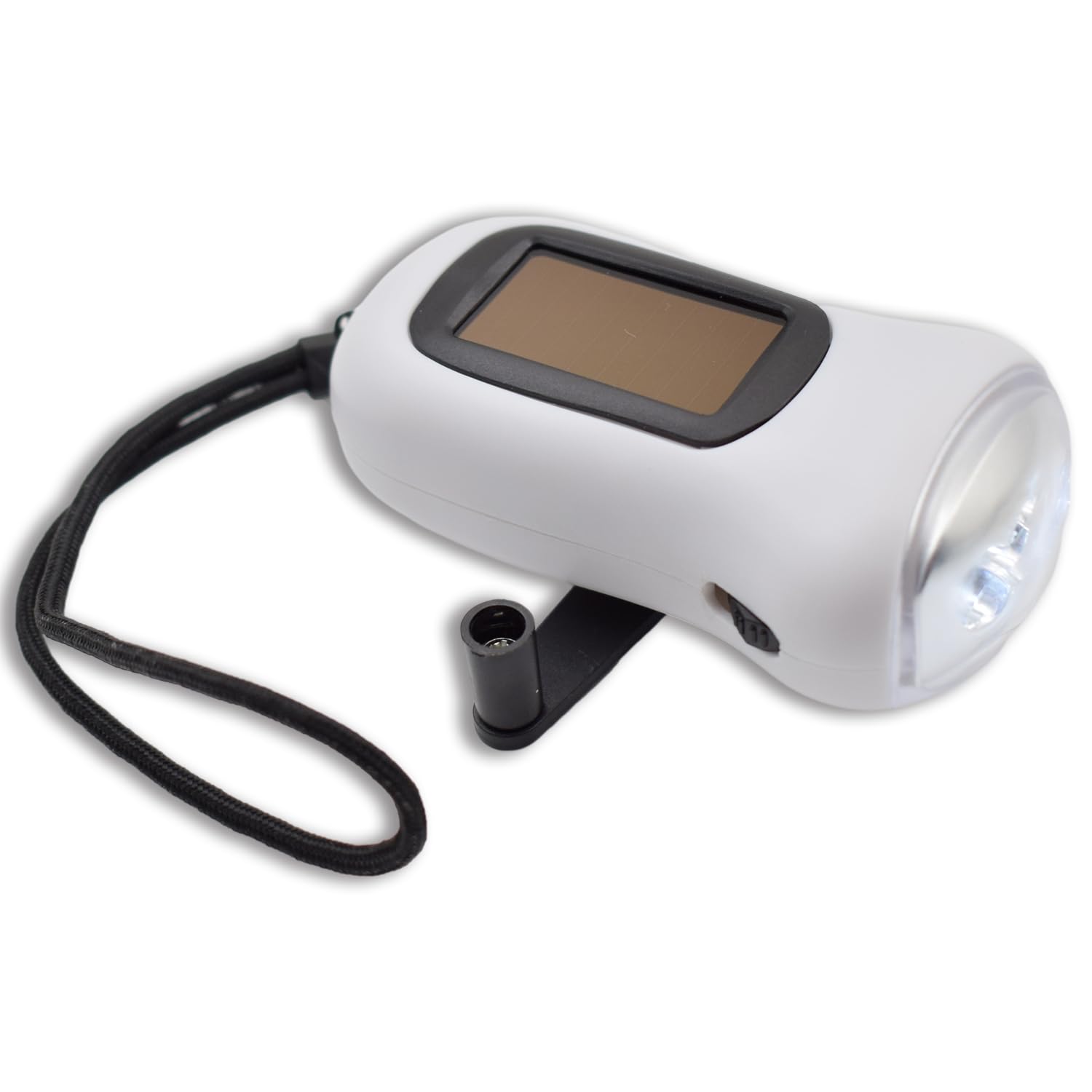 The Glowhouse Wind Up Led Solar Torch Led Hand Crank Flash Light Rechargeable Torches Led Super Bright Dynamo Portable Camping Outdoor Emergency Flashlight