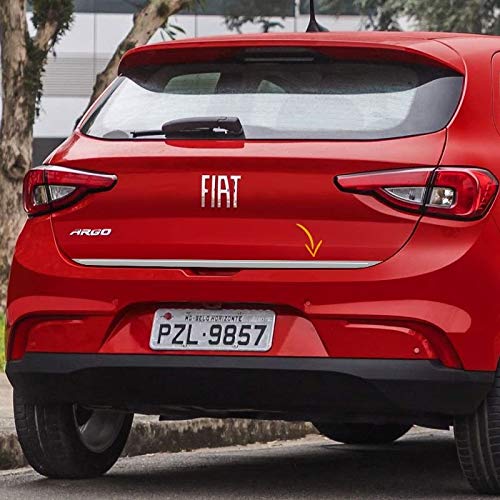 Friso Traseiro Do Porta- Malas Fiat Argo Escovado Resinado