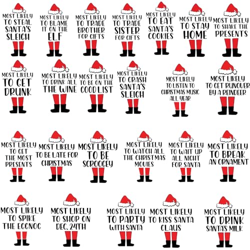 Matching Family Christmas Shirts, ELF Most Likely to Superlative T-Shirt, Funny ELF Christmas T-Shirts, Friends Groups Shirt Multicolor4